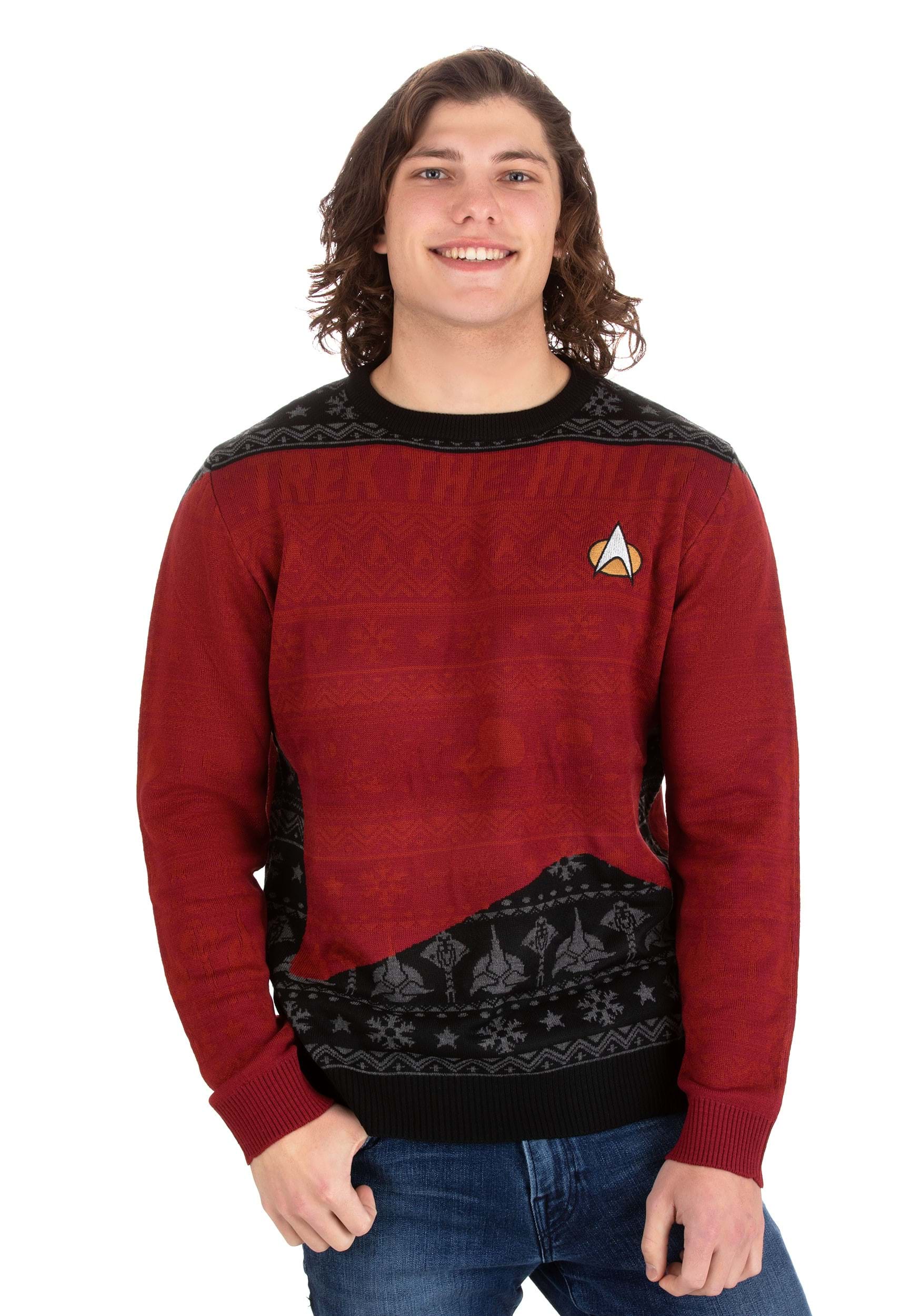 Adult Star Trek Trek the Halls Christmas Jumper