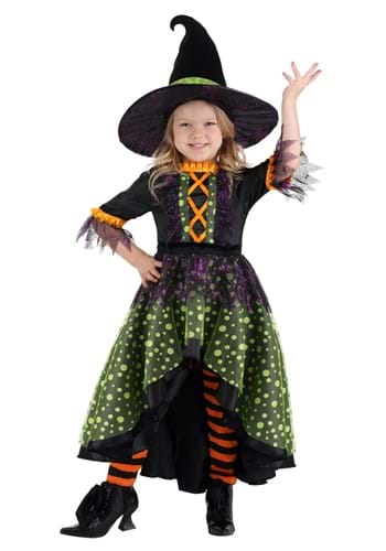 Toddler Verdant Spring Witch Costume