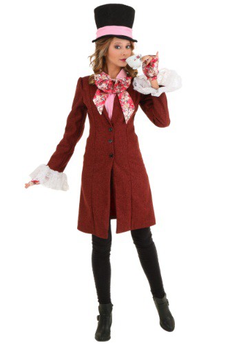 Plus Size Deluxe Mad Hatter Costume for Women