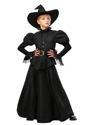 Girl&#39;s Classic Black Witch Costume