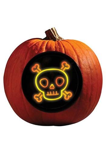 Skull Neon Light Pumpkin Carving Kit