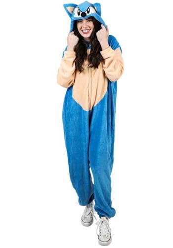 Sonic the Hedgehog Adult Cosplay Union Suit