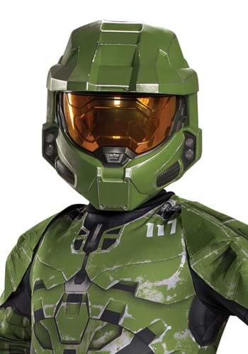 Halo Infinite Master Chief Full-Face Costume Mask for Kids