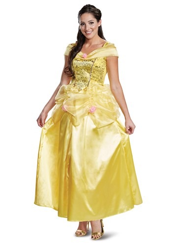 Beauty &amp; The Beast Deluxe Classic Belle Costume for Adults