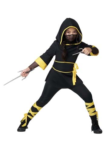 Girl&#39;s Lightning Ninja Costume