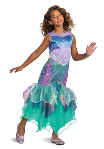 Girl&#39;s Little Mermaid Live Action Deluxe Ariel Costume