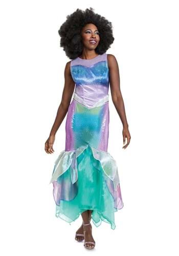Women&#39;s Little Mermaid Live Action Deluxe Ariel Costume