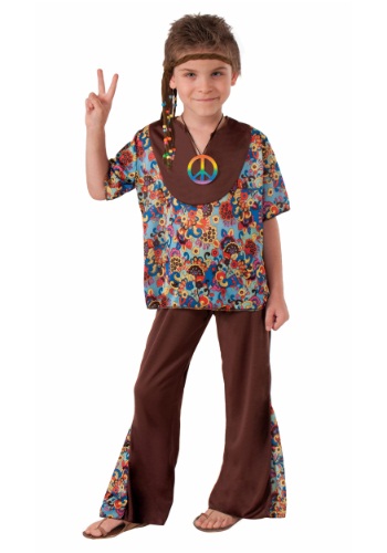 Boy&#39;s Peace Hippie Costume