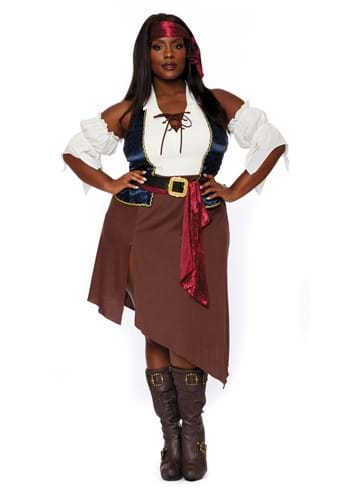 Women&#39;s Plus Size Rogue Pirate Wench Costume