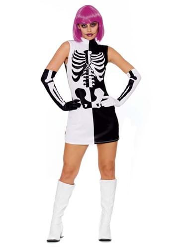 Women&#39;s Parti-Skeleton Costume