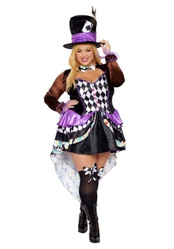 Plus Size Sexy Raving Mad Costume for Women