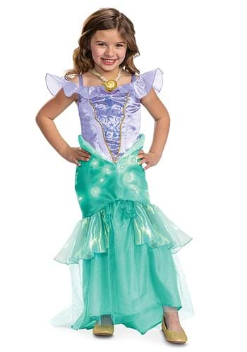 Kid&#39;s Little Mermaid Prestige Ariel Sound &amp; Light Up Costume