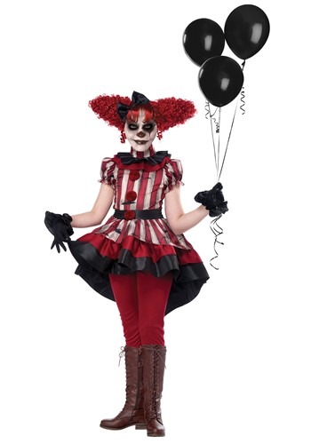 Wicked Clown Costume Girls