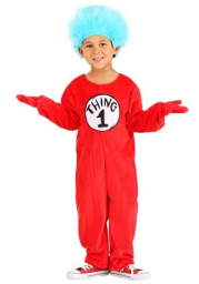 Deluxe Thing 1&2 Toddler Costume