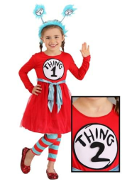 Dr. Seuss Thing 1 & 2 Toddler Girls Costume