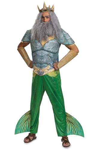 Adult Little Mermaid Live Action Deluxe King Triton Costume