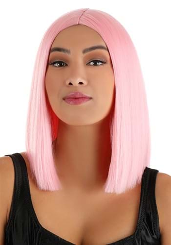 Women&#39;s Light Pink Long Bob Wig