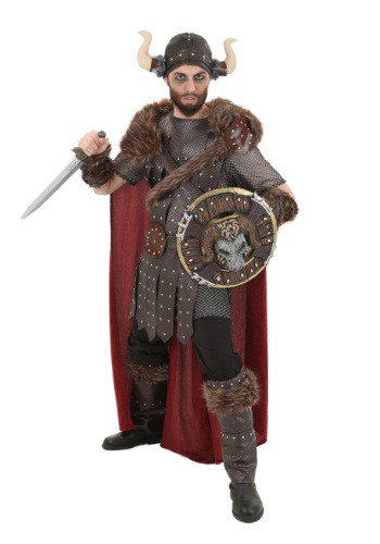 Plus Size Legendary Viking Warrior Costume for Men