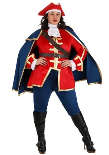 Plus Size Captain Pirate Women&#39;s Costume