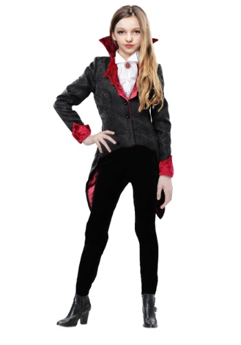 Girl&#39;s Dashing Vampiress Costume