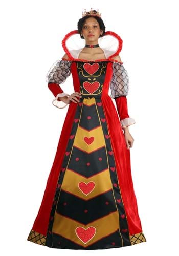 Women&#39;s Premium Queen of Hearts Costume