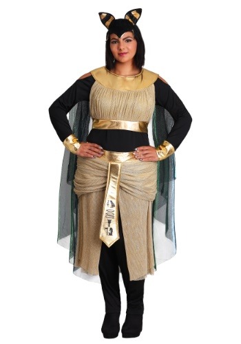 Plus Size Bastet Goddess Costume for Women