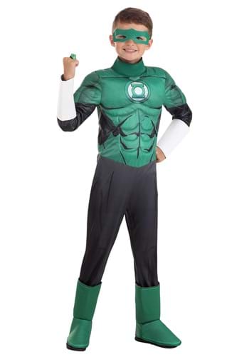 Green Lantern Deluxe Kid&#39;s Costume