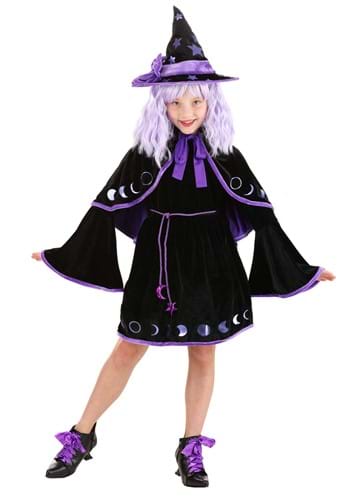 Kid&#39;s Purple Star Witch Costume