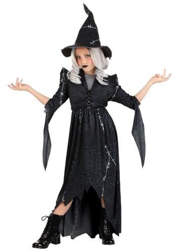 Girl&#39;s Gothic Stitch Witch Costume