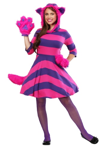Plus Size Cheshire Cat Costume Dress for Women