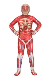 Kid's Body Skeleton Costume