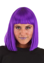 Women's Cosmic Purple Costume Wig