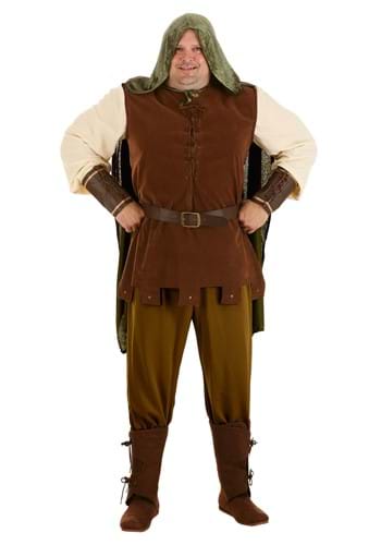 Plus Size Deluxe Robin Hood Men&#39;s Costume