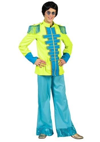 Men&#39;s Sgt. Pepper Album Inspired Green Costume Jacket