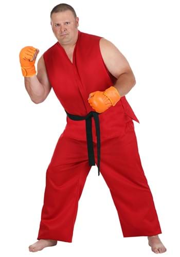 Plus Size Street Fighter Ken Adult Costume