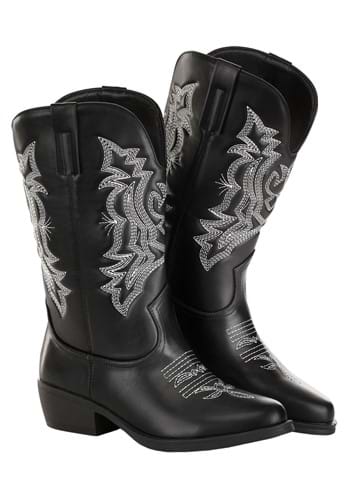 Women&#39;s Classic Black Cowgirl Boots