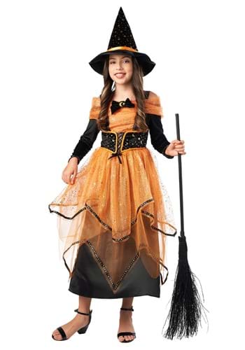 Kid&#39;s Midnight Pumpkin Patch Witch Costume
