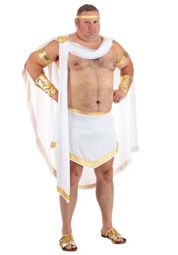 Plus Size Zeus Costume for Men