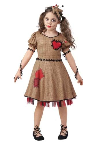 Classic Voodoo Doll Costume for Girls