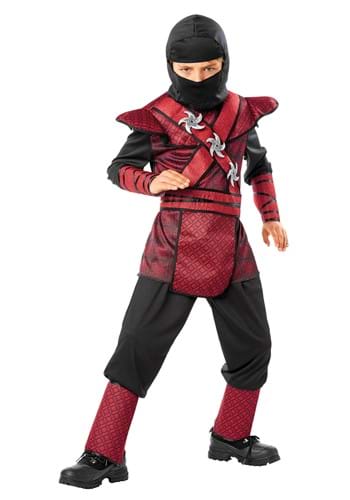 Boy&#39;s Regal Red Ninja Warrior Costume