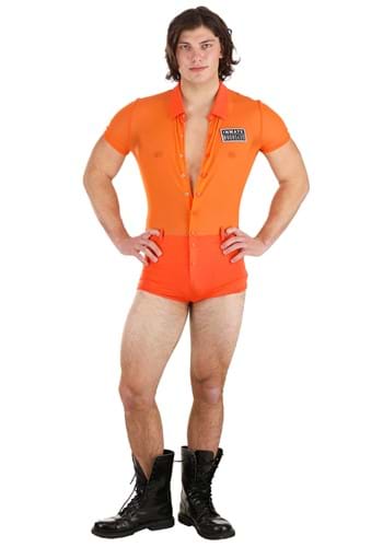 Men&#39;s Sexy Orange Prisoner Costume