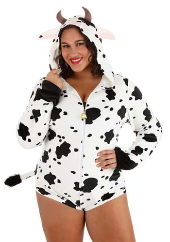 Plus Size Cow Romper Women&#39;s Costume