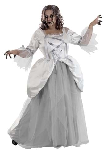 Plus Size 18th Century Ghost Costume for Women
