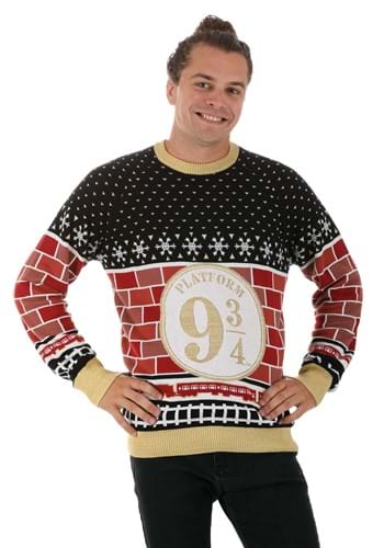 Adult Platform 9 3/4 Harry Potter Christmas Sweater