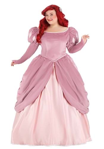 Plus Size Disney Pink Dress Ariel Women&#39;s Costume