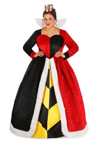 Women&#39;s Plus Size Authentic Disney Queen of Hearts Costume