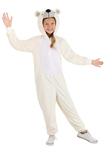 Kid&#39;s Polar Bear Costume Onesie