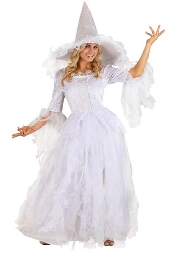 Women&#39;s White Witch Costume Dress