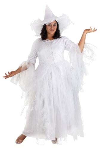 Plus Size White Witch Women&#39;s Costume