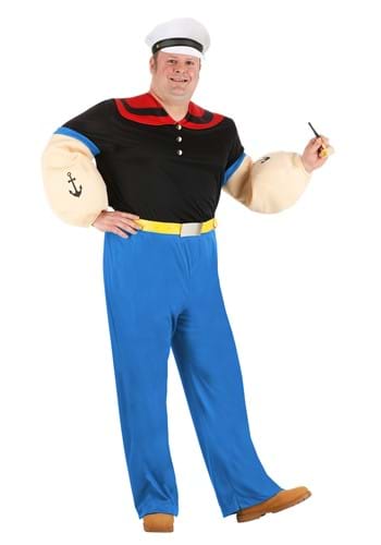 Men&#39;s Plus Size Popeye Costume